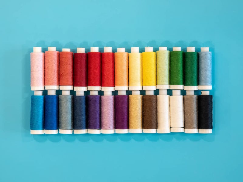 Connecting Threads 100% Cotton Essential Thread Set - 26 Spools 220 Yards Each with Carrier - Image 5